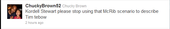 Chucky Brown Tweet