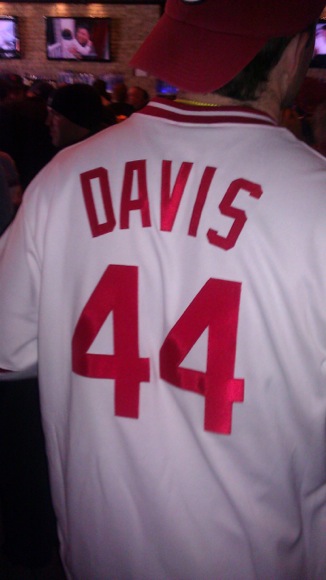 Eric Davis Reds jersey