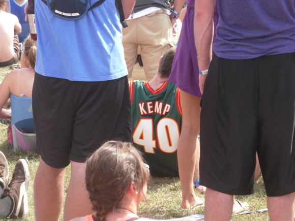 Shawn Kemp Sonics jersey
