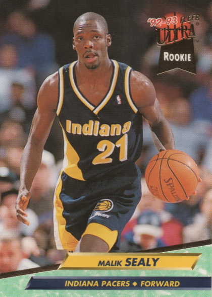 Malik Sealy Pacers Upper Deck Card