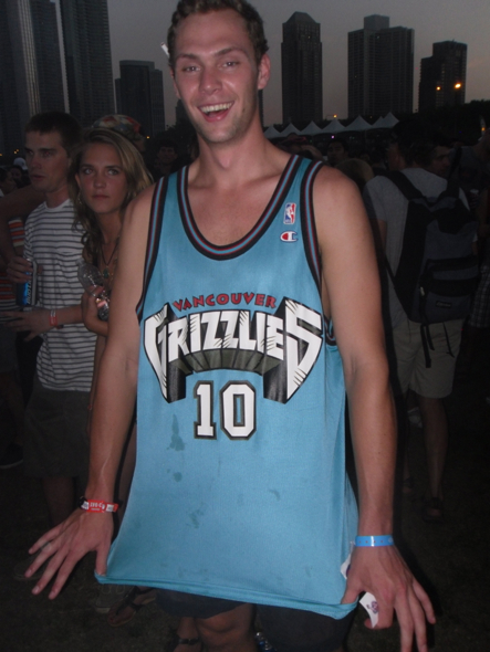 Mike Bibby Grizzlies jersey Front