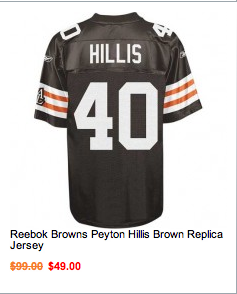 peyton hillis browns jersey