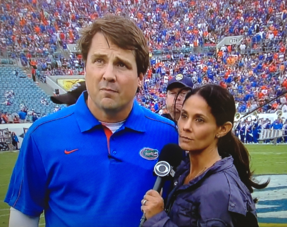 looking at blimp will muschamp face