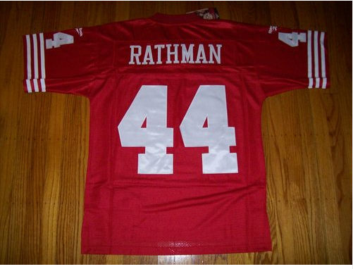 Tom Rathman 49ers jersey