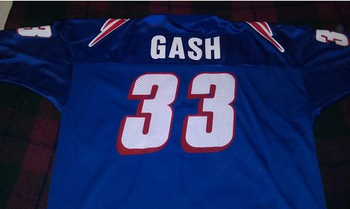 Sam Gash Patriots jersey