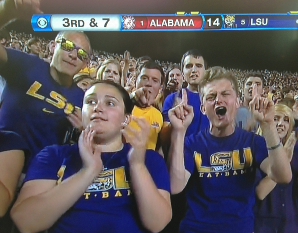 we are number one lsu football fan