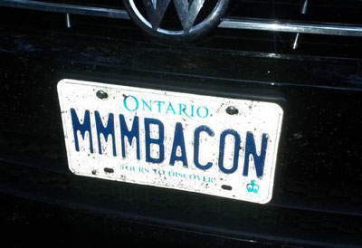 mmmbacon-license-plate