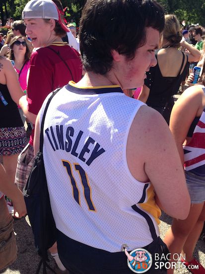 jamaal tinsley pacers jersey