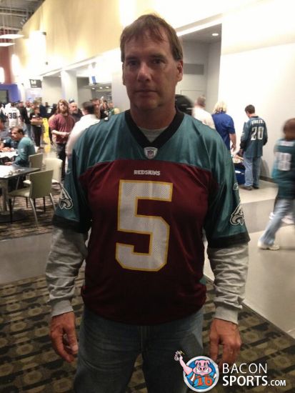 eagles and redskins jersey