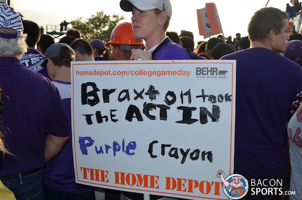 braxton purple crayon sign