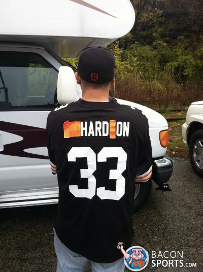 hard on browns jersey