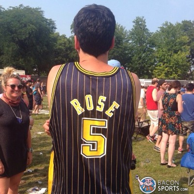 jalen rose pacers jersey