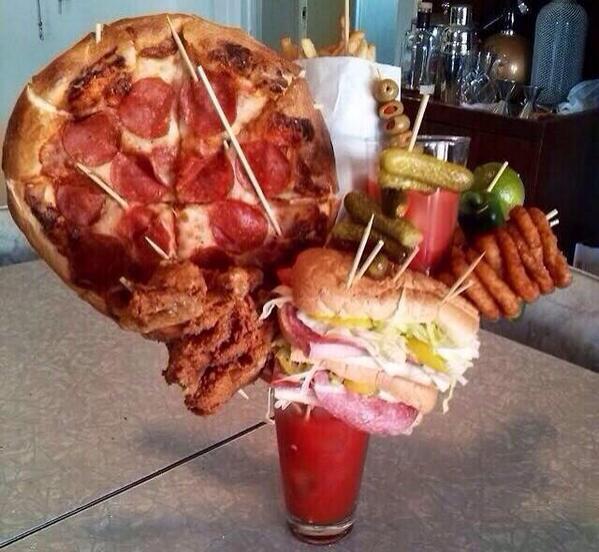 enormous bacon bloody mary