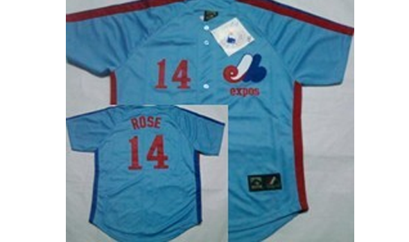 pete rose montreal expos jersey