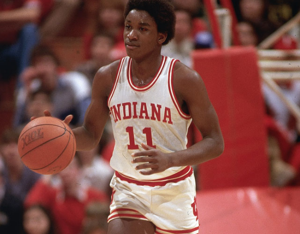 Some remember Isiah Thomas in Indiana red more than Piston blue.