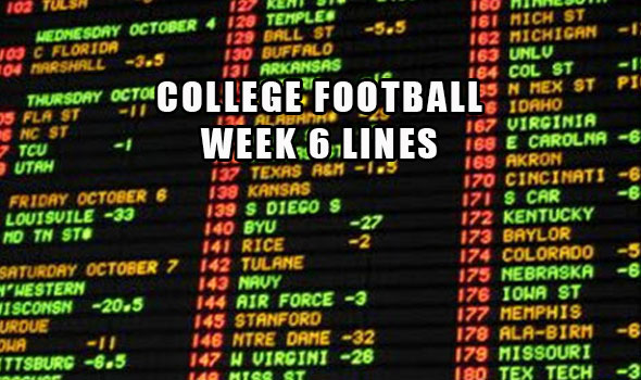 college-football-week-6-lines