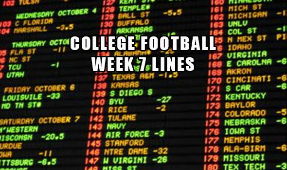 college-football-week-7-lines