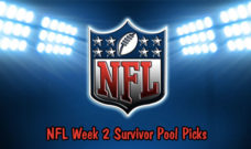 nfl week 2 survivor pool picks