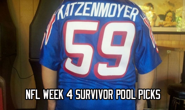 nfl week 4 survivor pool picks podcast 2017